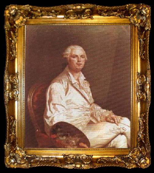 framed  unknow artist Portrait of Piat-Joseph Sauvage, ta009-2